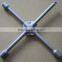 cross wheel wrench with center