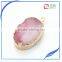 2016 Hot sale express ali jewelry colorful druzy crystal stone necklace pendant