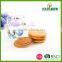 Bamboo glass jar lid wooden lid for canister
