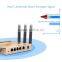 Afoundry WIFI Router Long Range High Power Wireless Computer Router 5x5dBi Antenna Metal Computer Router (Gold)