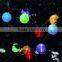 solar nylon lantern hanging lantern string lights