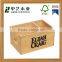 Tabletop decoration accessories natural style customized wooden tissue display box