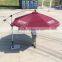 Aluminum pole material and umbrella type portable patio umbrella
