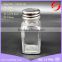 High quality glass bottles for spice with shaker cap