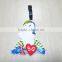 Custom 3D soft silicone luggage tag/ rubber bag tag/ pvc luggage tag