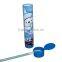 Tinplate round shape pen holder with plastic sharpener cover