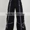 Baggy bondage gothic cyber jeans chain rave shorts fetish pants (ROCK016)