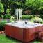 European style outdoor spa with balboa control system