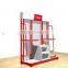 Custom design free standing promotion metal tire display stand,tire