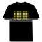 Wholesale custom led lighted up t shirts/light t-shirt
