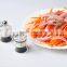 Premium Stainless Steel Salt and Pepper Grinder Set -A pair of glass pepper mill Brushed Stainless Steel Pepper Mill