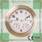 14 Inch with Thermometer And Hygrometer 3 in 1 Metal Clock