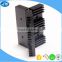 China manufacturer black anodized aluminum parts heat sinks made by CNC