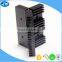 China manufacturer black anodized aluminum parts heat sinks made by CNC