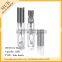 8ml 10ml 15ml empty transparent glass roll on perfume bottle with aluminum screw cap