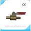 Pneumatic Brass Ball Valve With Hose Barb