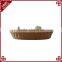 Excellent quality handcrafts cane woven oval fruit basket for display