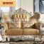 Bisini French Palace Exquisite Genuine Leather Sofa Set