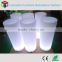 Outdoor waterproof led private party ice bucket with rechargeable battery