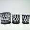 Handmade unique glass candle jar/glass container /candle vessels wholesale