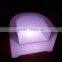 lighted sofa seats/led leisure chair/ glow party furniture