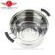 2016 popular in china stainless steel cookware pot/stainless steel steam pot