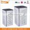 Novelty Square Stainless Steel Laundry Basket