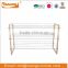 Wooden Stand Metal Extendable Shoes Rack