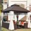 iron garden gazebo / outdoor small house solid wood furniture