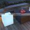 CE RoHS SGS Approved Garden Furniture LED Luminous Cube Chair for Swimming Pool with Remote Controller