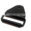 1" Black Chafe With Rectangle Metal Loop & PP Roller, Plastic Chafe With Metal Loop and Roller, POM
