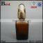 25ml amber hair oil glass bottle high quality essential oil bottle glass dropper