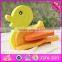 2017 New product funny 3d duck children wooden animal puzzles for toddlers W14G043