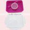 3 Compartment Plastic Food Container Tiffin Lunch Box With Soup Bowl