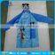 Lovely design cheap green bear plastic raincoat for children