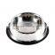 Stainless Steel Pet Cat Bowl No Tip No Slip Dog Puppy Pet Food or Water Bowl Dish Feeding Watering Supplies 3 Different Size