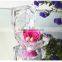 China Natural Real Touch Wholesale Preserved Roses Flower In Acrylic Ring Glass Boxes