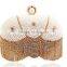Rhinestone evening clutch case