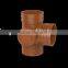 Factory price Manufacturer good quality PVC Fitting UPVC Rubber Joint fitting for drainage GB tee with left port