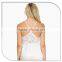 2015 Fashion Design Chiffon With Lace Women Cami Top