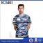 short sleeve camouflage t shirt 100% cotton t shirt for men