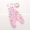 Colourful Chiffon Suspenders jumpsuit for baby girls siamese trousers with headband