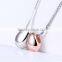 925 sterling silver fashion waterdrop shape pendant necklace