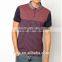 color combination polo shirt in stripe