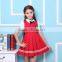 latest design navy blue nice girl plaid dress elementary quality school uniform
