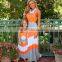 Fashion new detail mother and daughter dress design cute mommy and me maxi dress