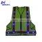 Flashing LED lighted reflective safety vest