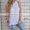 Cotton Crop Top Tank Top2014 new arrive women different size for choice & short front long back printed