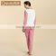 Wholesale Qianxiu Cute Fleece White Pink Winter Women Pajamas