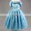 2016 Hot Cinderella dress girls party dress beautiful wedding princess dress fashion girl dress